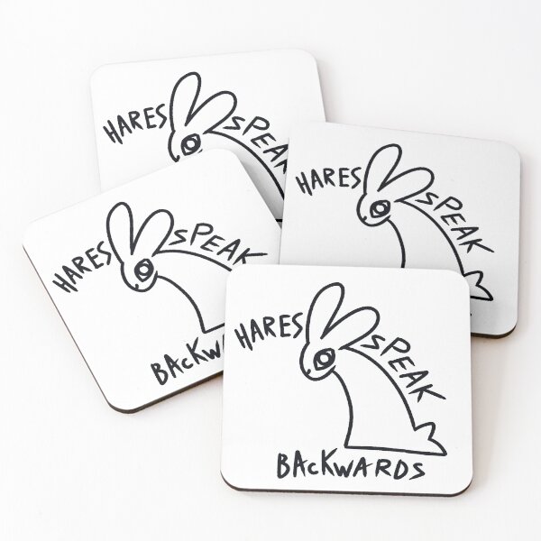 Item preview, Hares speak backwards designed and sold by Dustberrydragon.