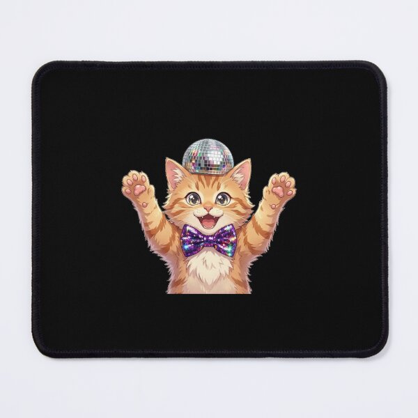 Item preview, Disco Party Cat – Sparkle Bowtie Kitten designed and sold by Maclaw200d.
