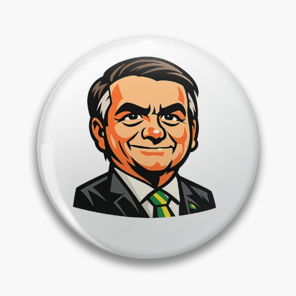 Artikelvorschau, Jair Bolsonaro Cartoon-Aufkleber | Kräftige Vektor-Karikatur-Vinylaufkleber entworfen und verkauft von DarioTactical.