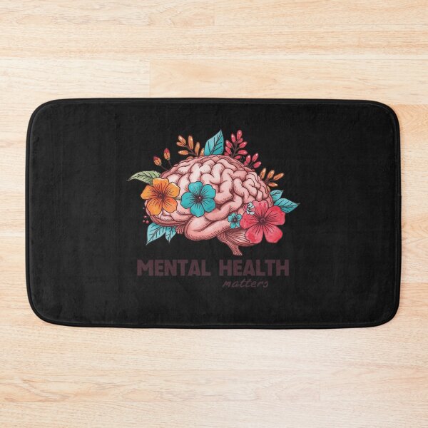 Item preview, Cute Mental Health Matters Brain designed and sold by Zakrytos ★★★★★.