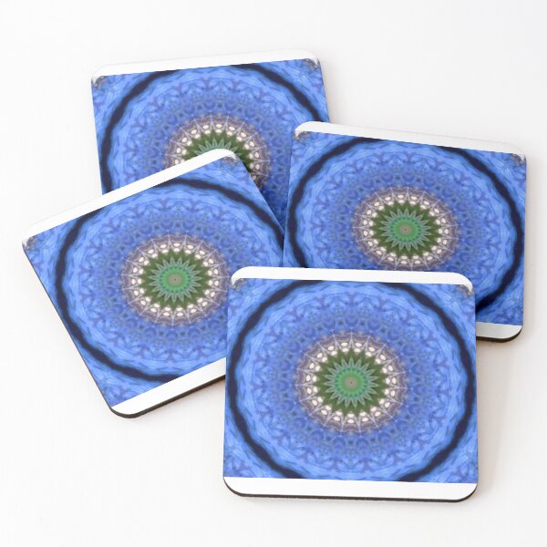 Item preview, Blue floral Mandala  designed and sold by sonamkumari333.