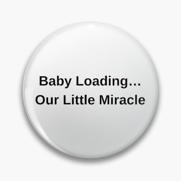 Item preview, Baby Loading Our Little Miracle – Cute Pregnancy Announcement Design designed and sold by Byarasstudio.