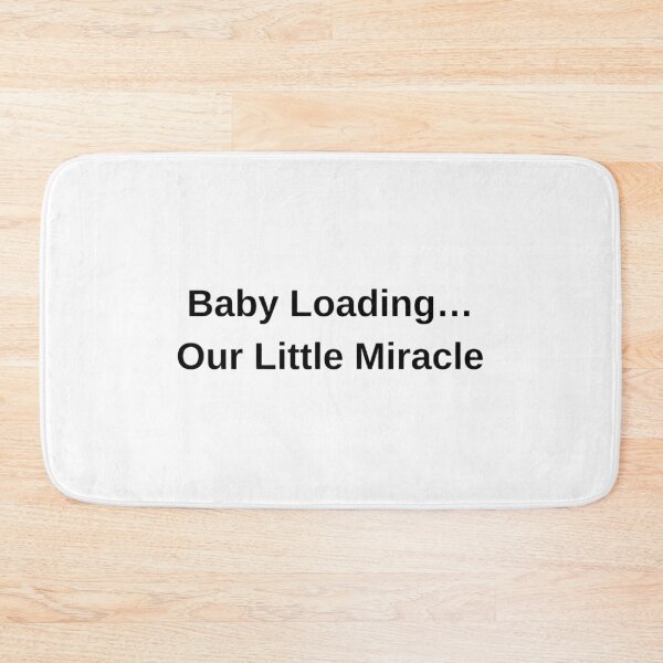 Item preview, Baby Loading Our Little Miracle – Cute Pregnancy Announcement Design designed and sold by Byarasstudio.