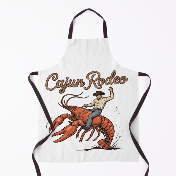 Item preview, Cajun Rodeo Funny Cowboy Riding Crawfish Louisiana Humor Crawfish Boil designed and sold by Thread&Fable.