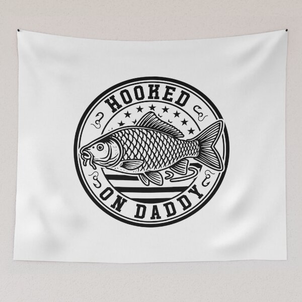 Item preview, Hooked On Daddy Fishing Fathers Day USA Flag Fisherman Dad designed and sold by gunaone-design.