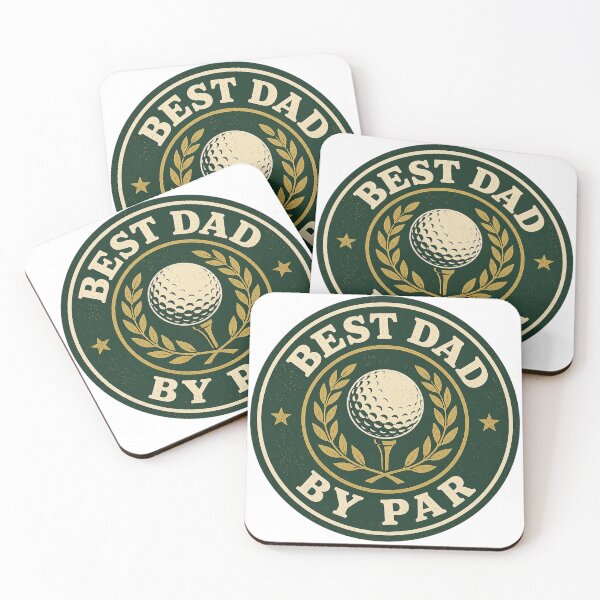 Item preview, Best Dad by Par Golf Badge designed and sold by EastEndTownie.