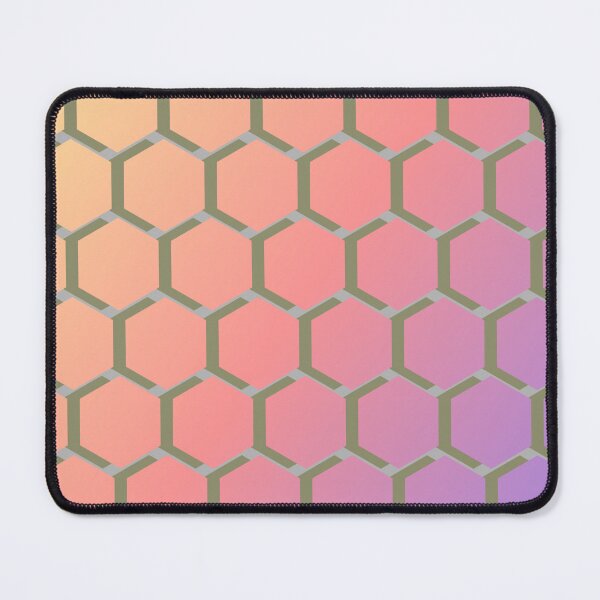 Item preview, Neon Honeycomb Pattern designed and sold by EduIllustrates.