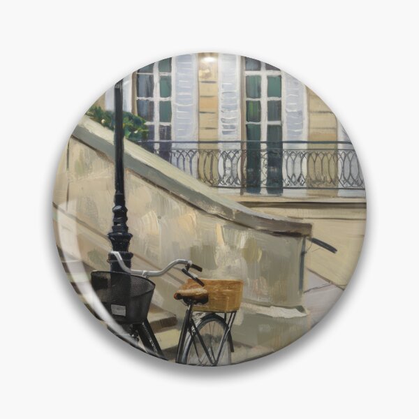 Item preview, French Bicycle Street Art | European Apartment Street Art designed and sold by CARRAANN.