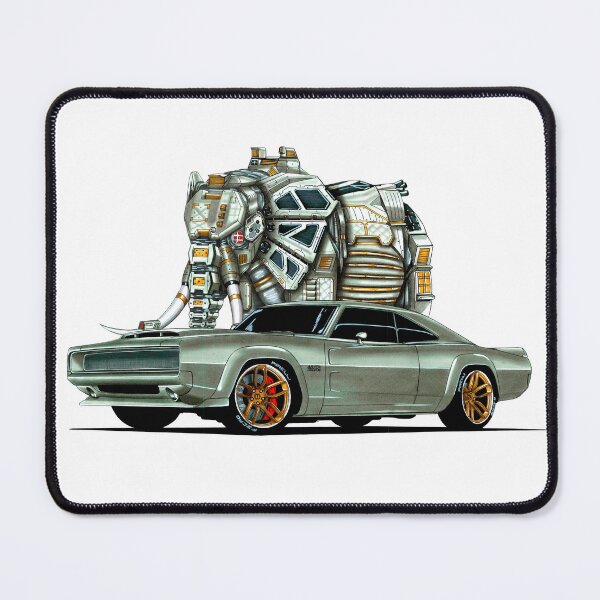 Item preview, Exclusive drawing legendary american restomod muscle car 1968 Super Charger Hellephant Mopar V8 designed and sold by Cars23.
