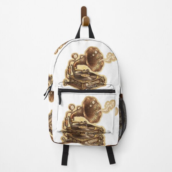 Item preview, Steampunk Mechanical Phonograph & Vinyl Soul designed and sold by ArpaliLab Studio.