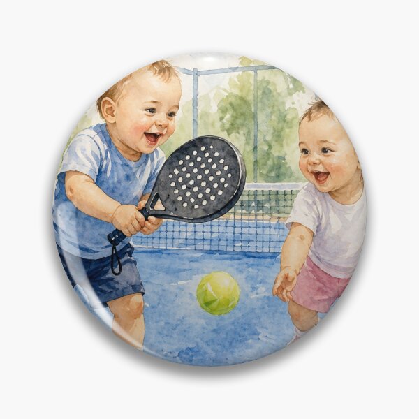 Item preview, Baby Padel Players Watercolor designed and sold by ticzla95.