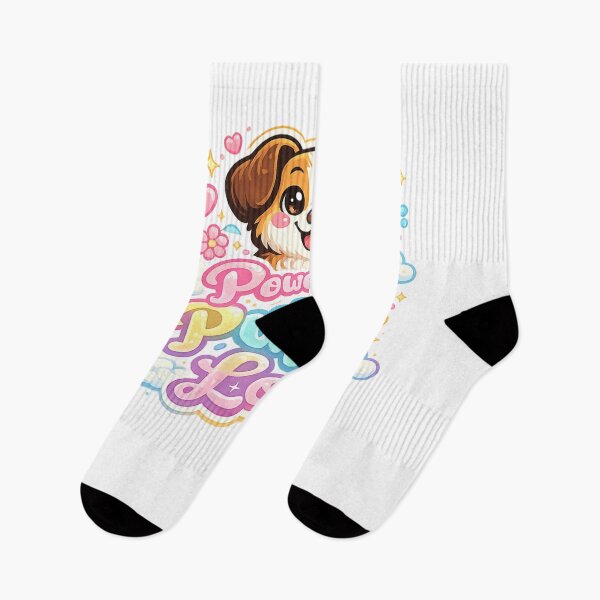 Item preview, Powered By Puppy Love Cute Pastel Puppy Kawaii Pet Lover Shirt designed and sold by Amitabr14.