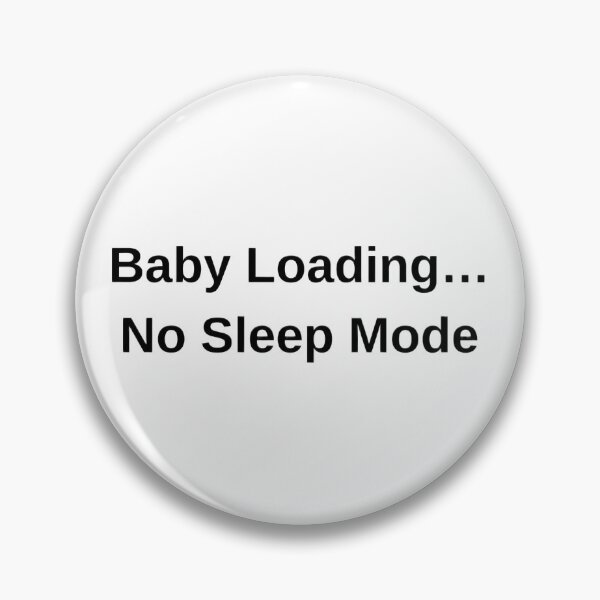 Item preview, Baby Loading No Sleep Mode – Funny Pregnancy Announcement Design designed and sold by Byarasstudio.