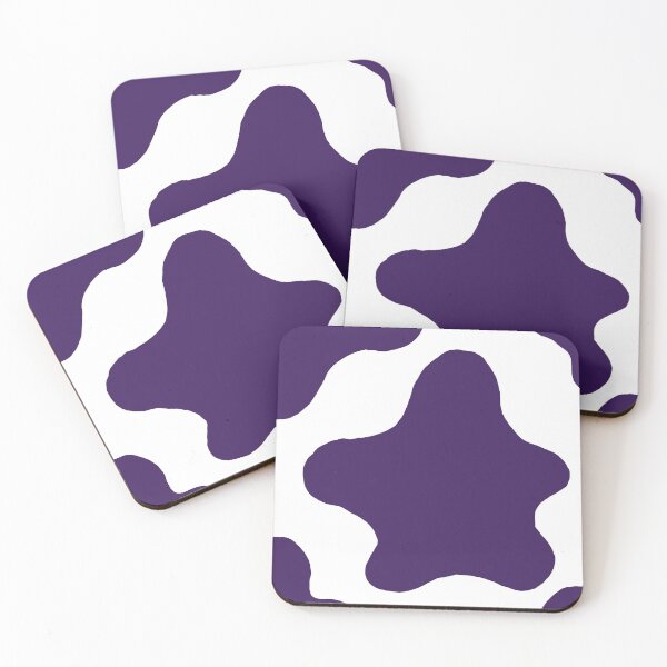 Item preview, Cute Minimalist Cow Pattern (Elegant Purple) designed and sold by Designs by Sara Felton.