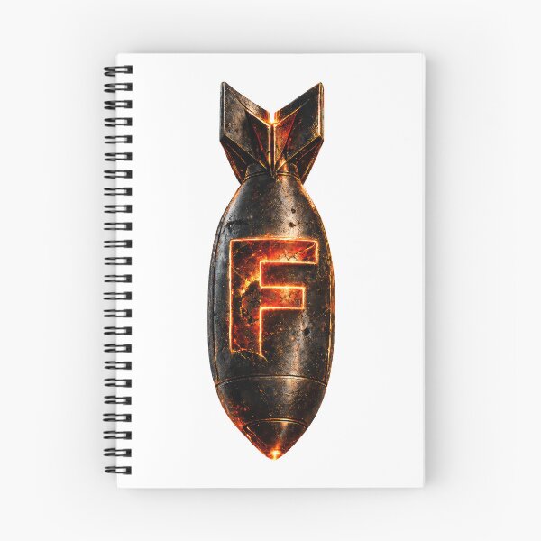 Aperçu de l'œuvre Lâchez la bombe F ! Design explosif en F créée et vendue par artistwill.
