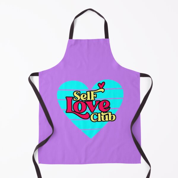Item preview, Self Love Club Self-Love Heart Retro Turquoise designed and sold by AstronautMerch.