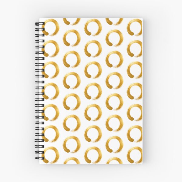 Item preview, Gold Zen Ensō Circle Minimal Art designed and sold by TheSlowShore.