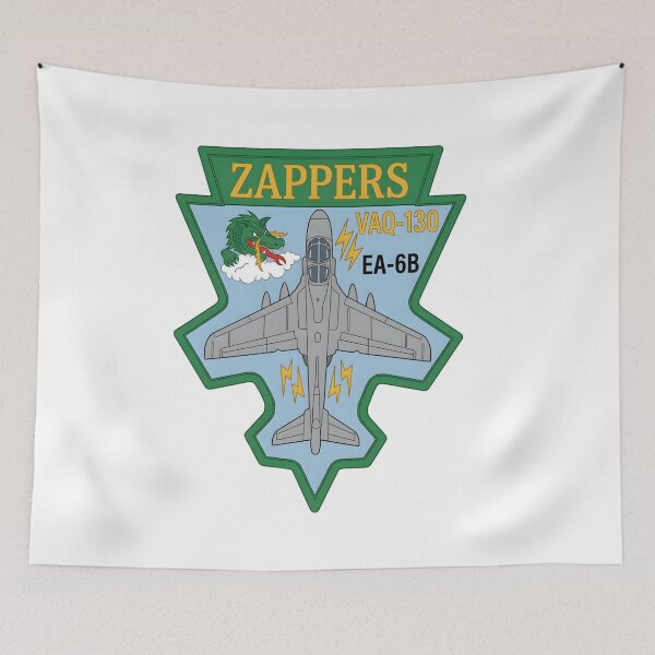 Item preview, VAQ-130 "Zappers" EA-6B Prowler Era Insignia designed and sold by CharlieDesings.