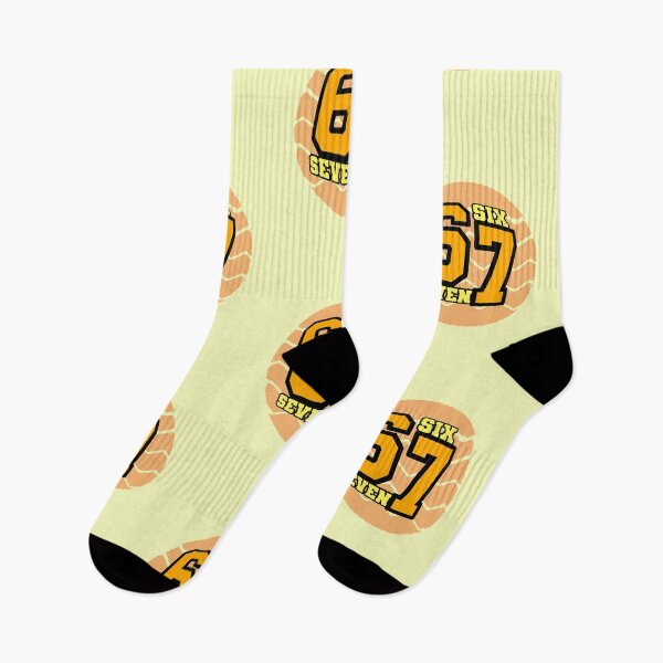 Item preview, 67 Six Seven Basketball Number Sport Retro Orange designed and sold by AstronautMerch.