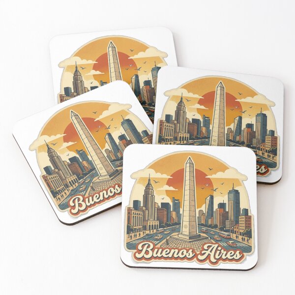 Item preview, Buenos Aires Vintage Retro Travel Design designed and sold by MIArt Studio.