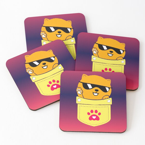 Item preview, Kawaii Cool Pocket Cat Sunglasses Cute Pet designed and sold by AstronautMerch.