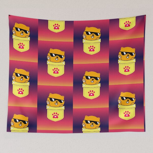 Item preview, Kawaii Cool Pocket Cat Sunglasses Cute Pet designed and sold by AstronautMerch.