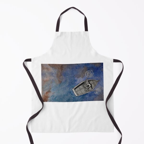 Item preview, The Lonely Voyager - Cosmic Watercolor Galaxy Art designed and sold by AliAltinelArt.