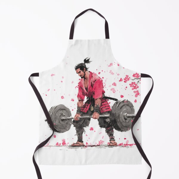 Item preview, Samurai Deadlift Cherry Blossom Watercolor designed and sold by Mrokar.