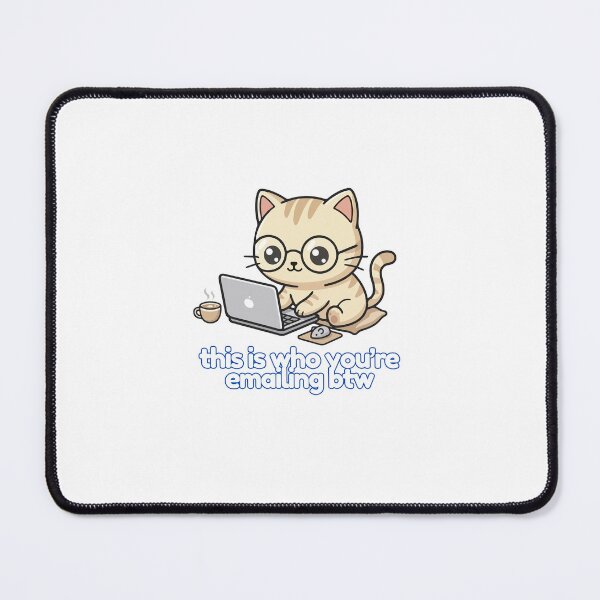 Item preview, Sarcastic Cat Email Sticker designed and sold by lucyearl.