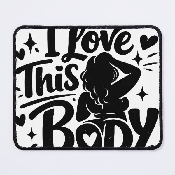 Item preview, I Love This Body Self Love Affirmation designed and sold by Ruthless Joy Collective.
