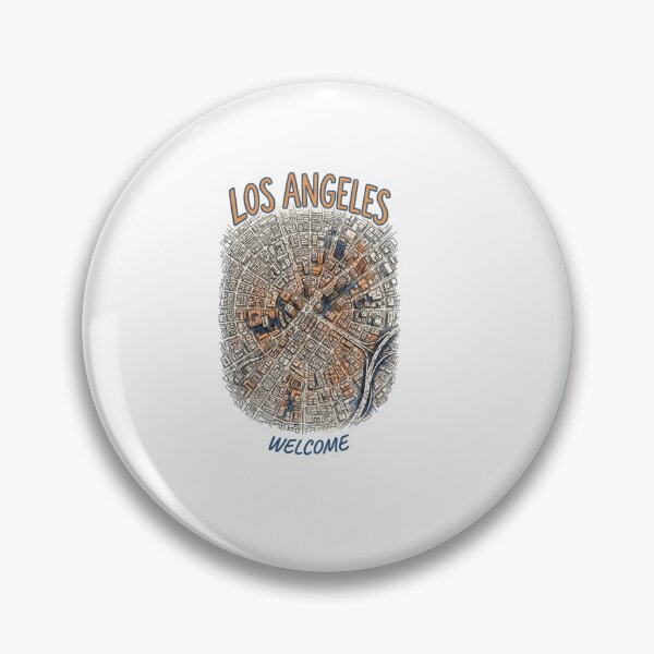 Item preview, Los Angeles City Street Sticker Souvenir designed and sold by Imaginarium of Chaos falcon88 .