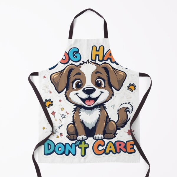 Item preview, Dog Hair Don’t Care Funny Cute Puppy Dog Lover Colorful T-Shirt designed and sold by Amitabr14.