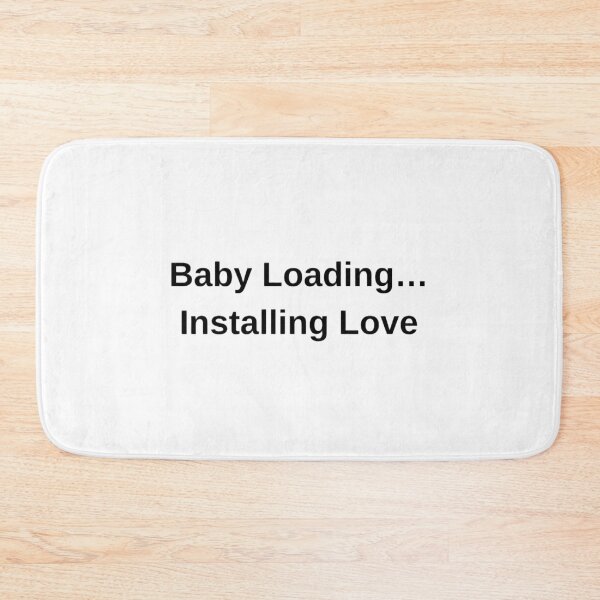 Item preview, Baby Loading Installing Love – Cute Pregnancy Announcement Design designed and sold by Byarasstudio.