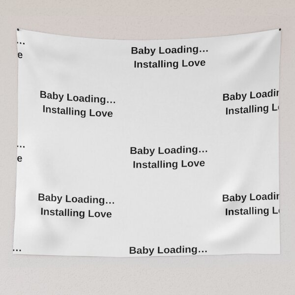 Item preview, Baby Loading Installing Love – Cute Pregnancy Announcement Design designed and sold by Byarasstudio.
