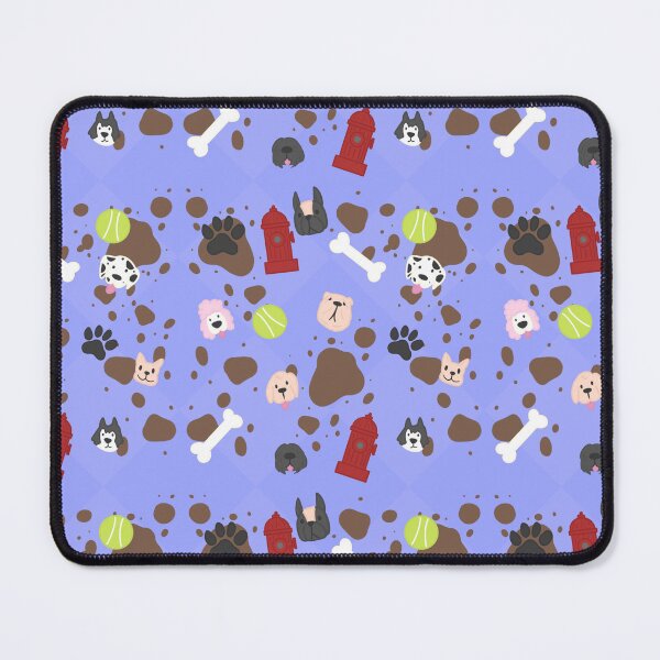 Item preview, Cute dog park pattern designed and sold by DragonsHoard07.