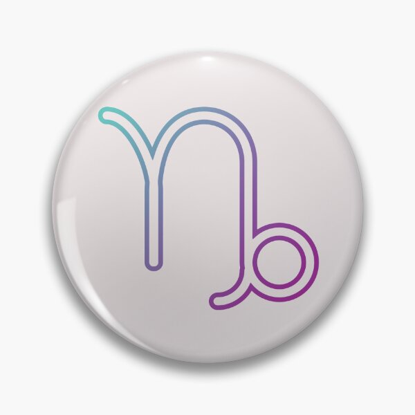 Item preview, Capricorn Zodiac Symbol Art Print — Aesthetic Gradient Capricorn Glyph for Astrology Lovers designed and sold by Artsy Corner.