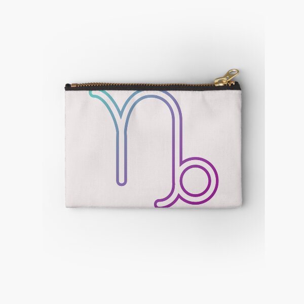 Item preview, Capricorn Zodiac Symbol Art Print — Aesthetic Gradient Capricorn Glyph for Astrology Lovers designed and sold by Artsy Corner.