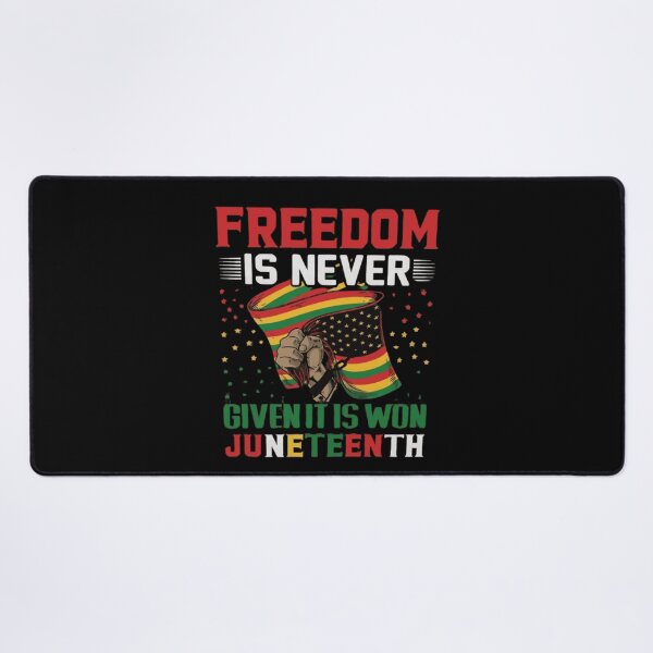 Item preview, Juneteenth Freedom Is Never Given It Is Won - Black History designed and sold by trendnest_shop.
