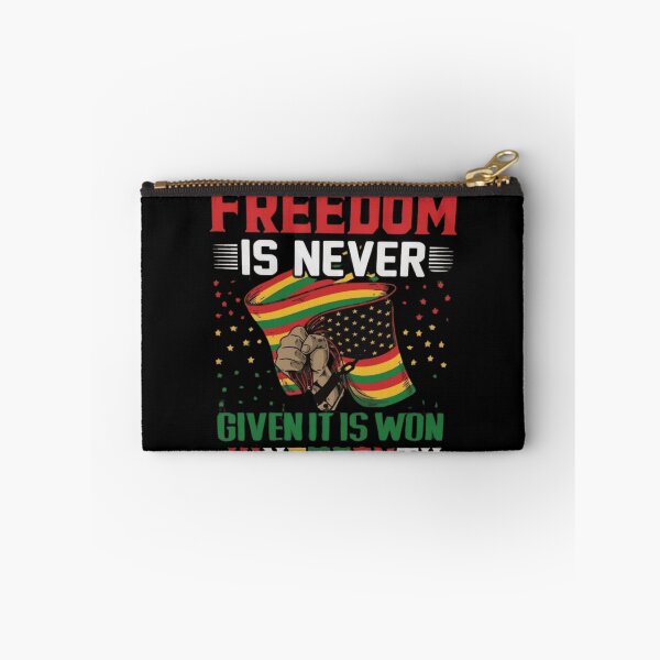 Item preview, Juneteenth Freedom Is Never Given It Is Won - Black History designed and sold by trendnest_shop.