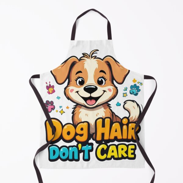 Item preview, Dog Hair Don’t Care Cute Smiling Puppy Funny Dog Lover T-Shirt designed and sold by Amitabr14.