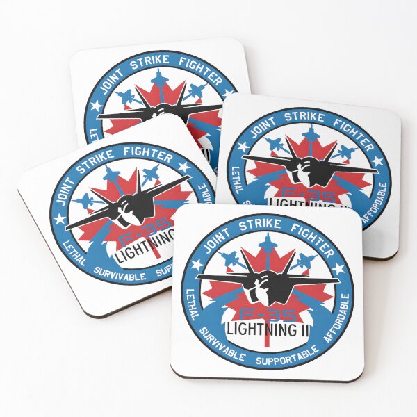 Item preview, F-35 Lightning II Joint Strike Fighter Canadian Program Insignia designed and sold by CharlieDesings.