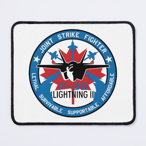 Item preview, F-35 Lightning II Joint Strike Fighter Canadian Program Insignia designed and sold by CharlieDesings.