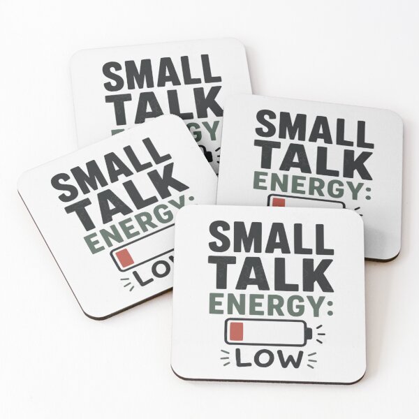 Item preview, Small Talk Energy Low Funny designed and sold by PINK FREE.