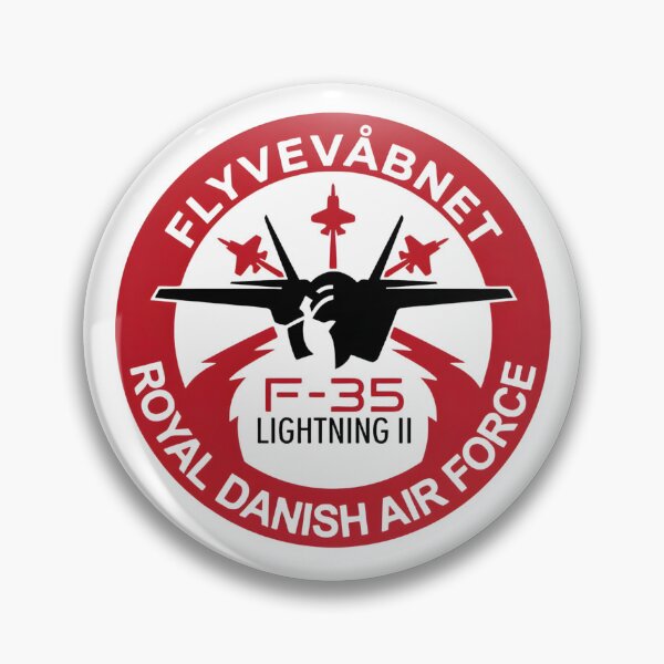Item preview, Royal Danish Air Force F-35 Lightning II Program Insignia designed and sold by CharlieDesings.