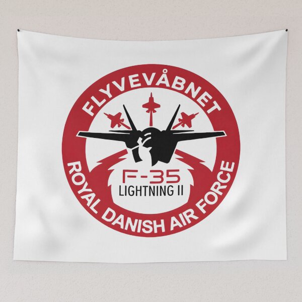 Item preview, Royal Danish Air Force F-35 Lightning II Program Insignia designed and sold by CharlieDesings.