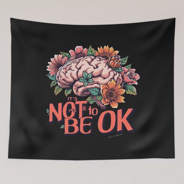 Item preview, Watercolor Floral Brain Art designed and sold by Zakrytos ★★★★★.
