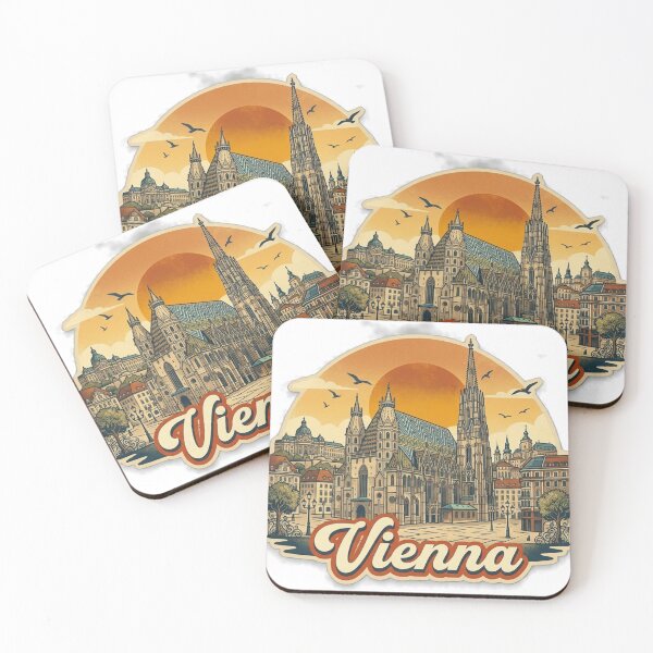 Item preview, Vienna Vintage Retro Travel Design designed and sold by MIArt Studio.