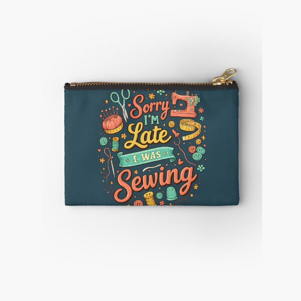 Item preview, Sorry I’m Late I Was Sewing – Cute Vintage Sewing Lover Design designed and sold by blankTeeShirt.