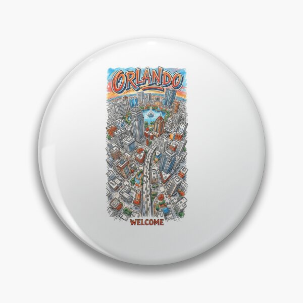 Item preview, Orlando City Street Sticker Souvenir designed and sold by Imaginarium of Chaos falcon88 .
