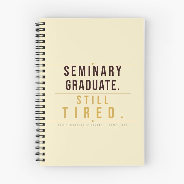 Item preview, Seminary Graduate Still Tired LDS Shirt | Funny Church Youth Tee | LDS Seminary Humor | Light Shirt Edition designed and sold by Willow Place Design.